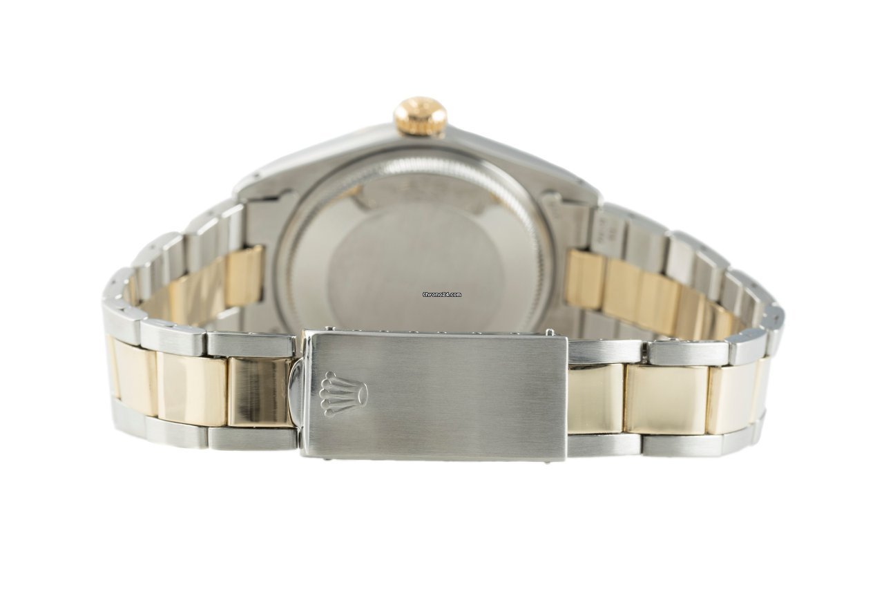 Rolex Oyster Perpetual Date Mens watch Unisex Gold Steel Automatic 1505 6