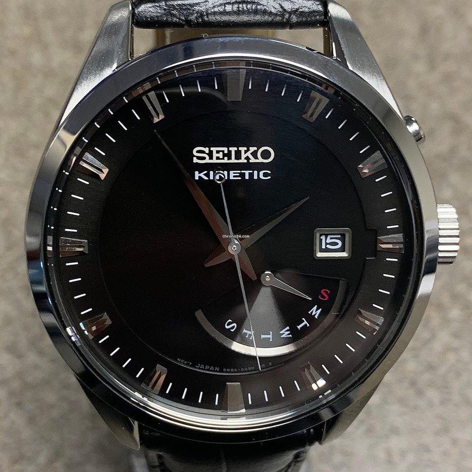 Seiko Kinetic Mens watch Unisex Manual winding Steel SRN045P2 6