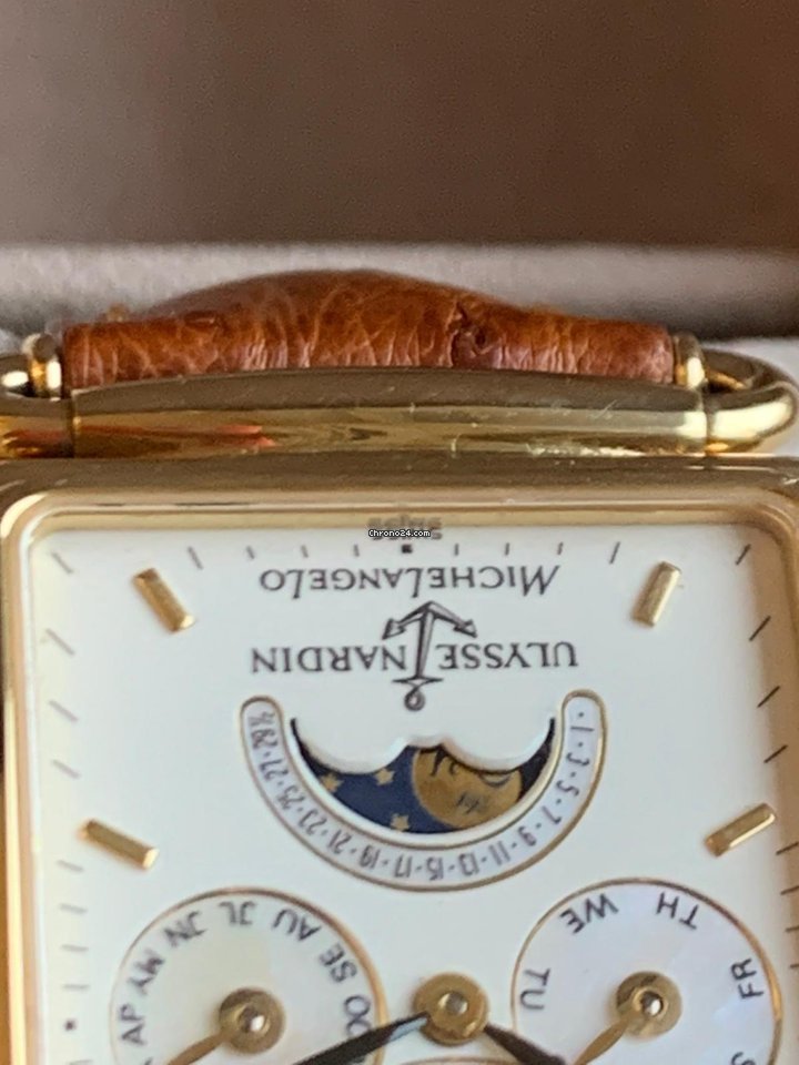 Ulysse Nardin Michelangelo Mens watch Unisex Automatic Yellow gold 161.42 6