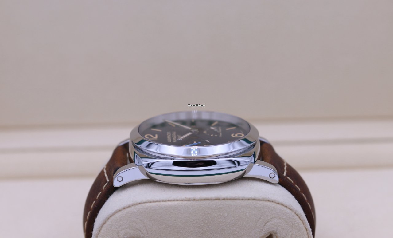 Panerai Luminor 1950 3 Days GMT Power Reserve Automatic Mens watch Unisex Automatic Steel PAM 01537 6