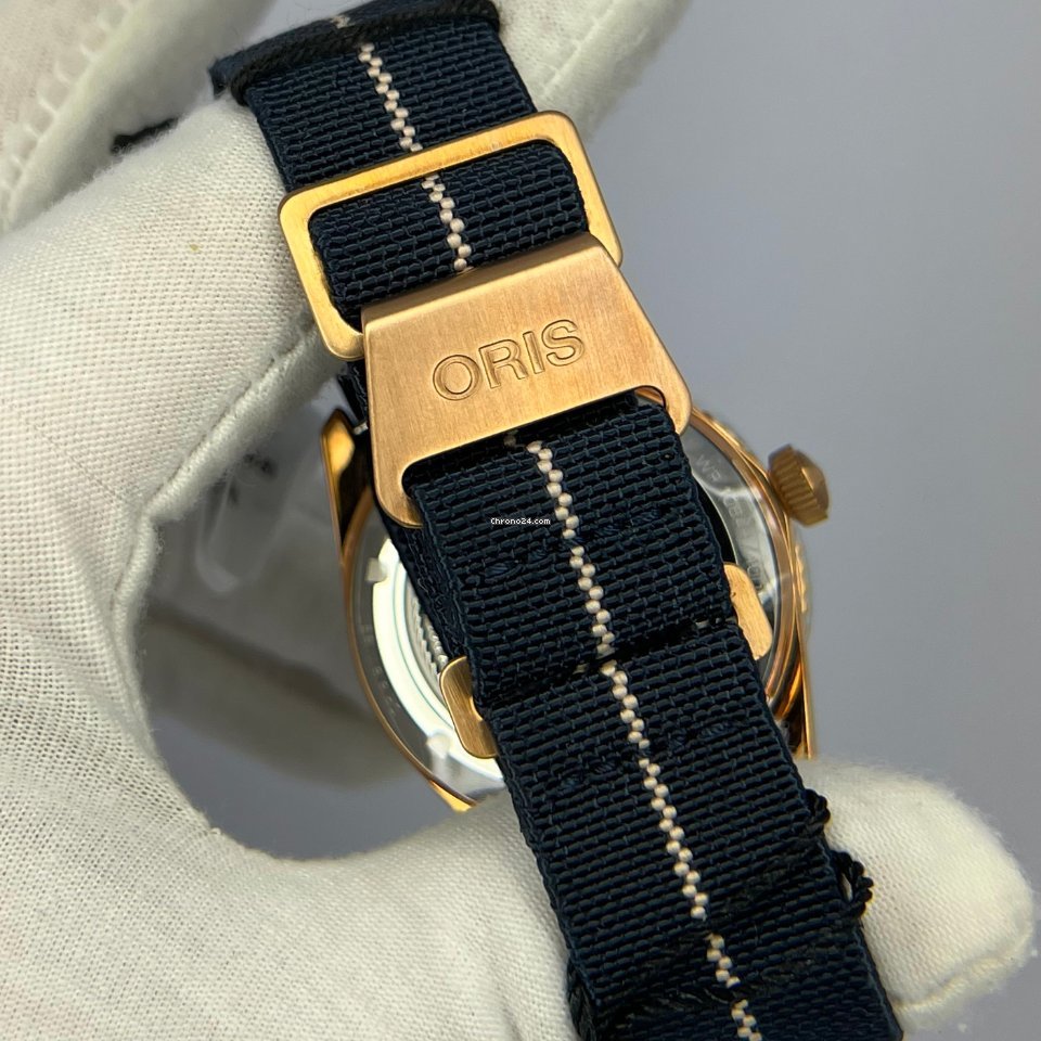 Oris Carl Brashear Mens watch Unisex Automatic Bronze 01 401 7764 3185-Set 6
