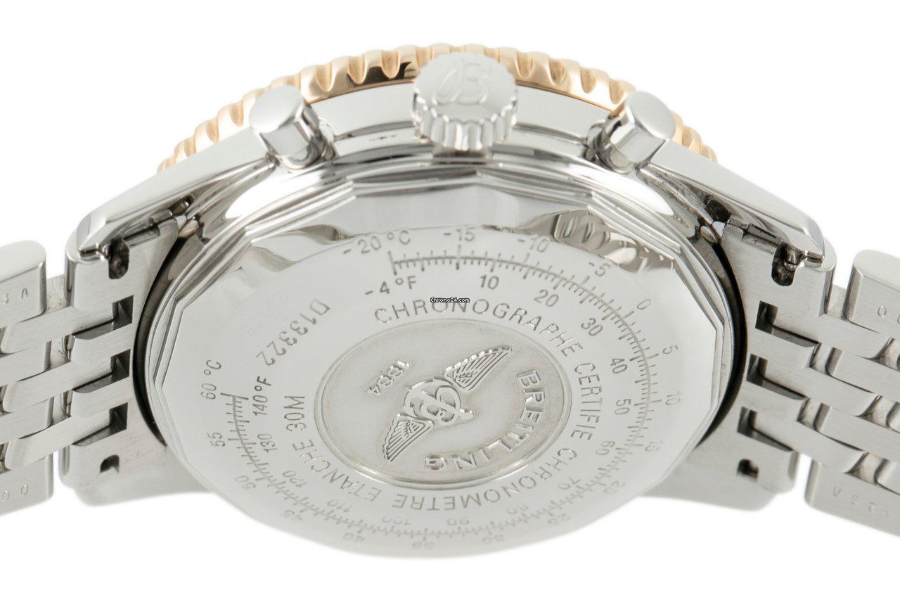 Breitling Old Navitimer Mens watch Unisex Automatic Gold Steel D13322 6