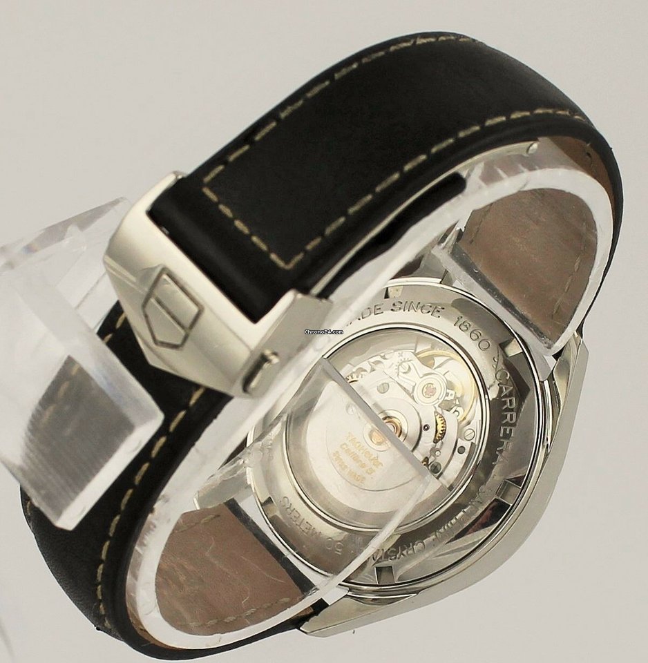 TAG Heuer Carrera Calibre 5 Mens watch Unisex Automatic Steel WV211A.FC6202 6