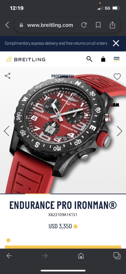 Breitling Endurance Pro Mens watch Unisex Quartz X823109A1K1S1 6