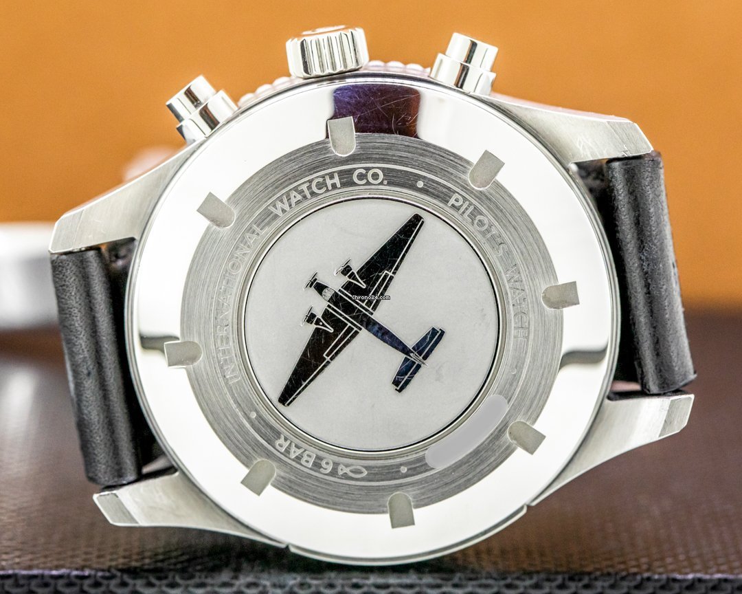IWC Pilot Chronograph Mens watch Unisex Automatic Steel IW395001 6