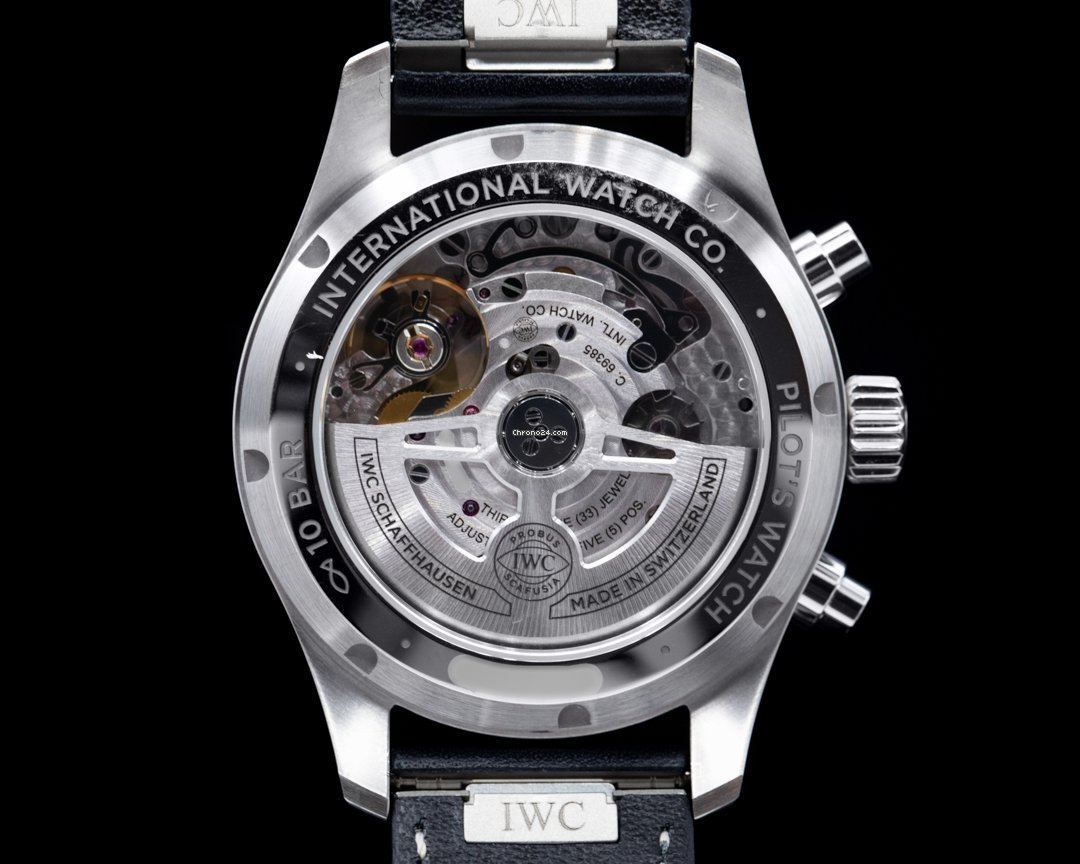 IWC Pilot Chronograph Mens watch Unisex Automatic Steel IW388101 6