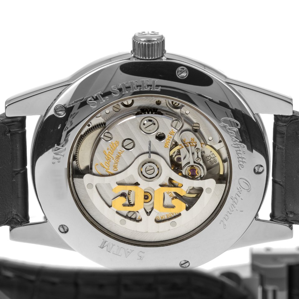 Glashtte Original Senator Hand Date Mens watch Unisex Automatic Steel 39-58-01-02-04 6