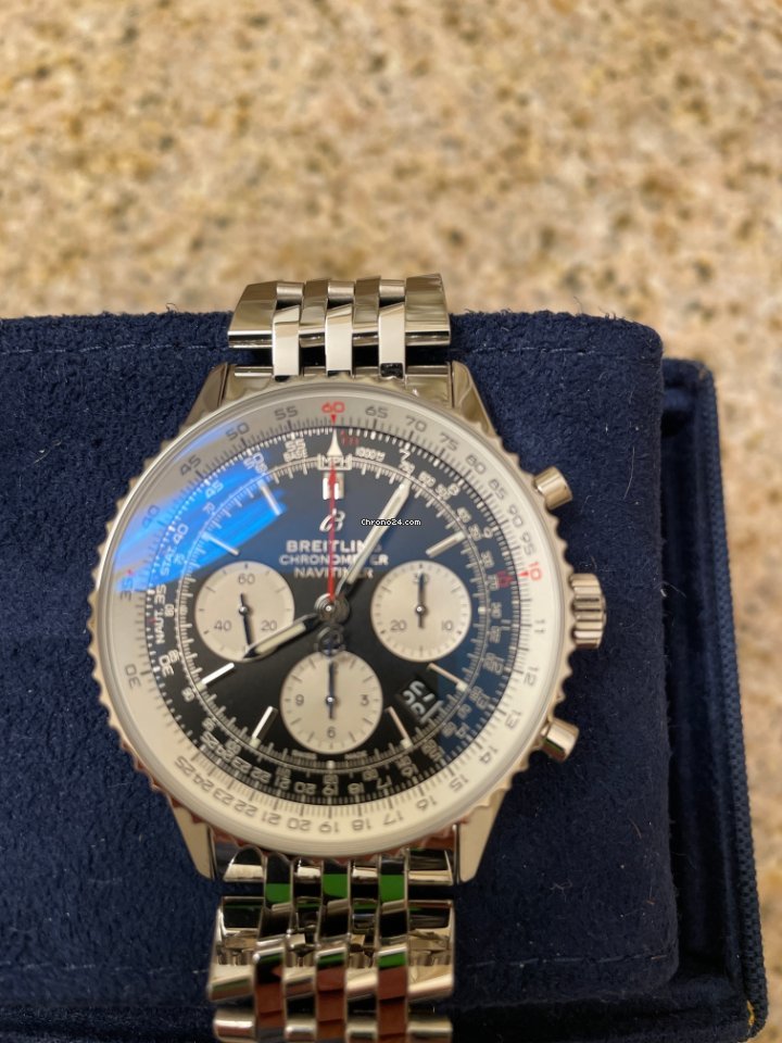 Breitling Navitimer 1 B01 Chronograph 43 Mens watch Unisex Automatic Steel AB0121211B1A1 6