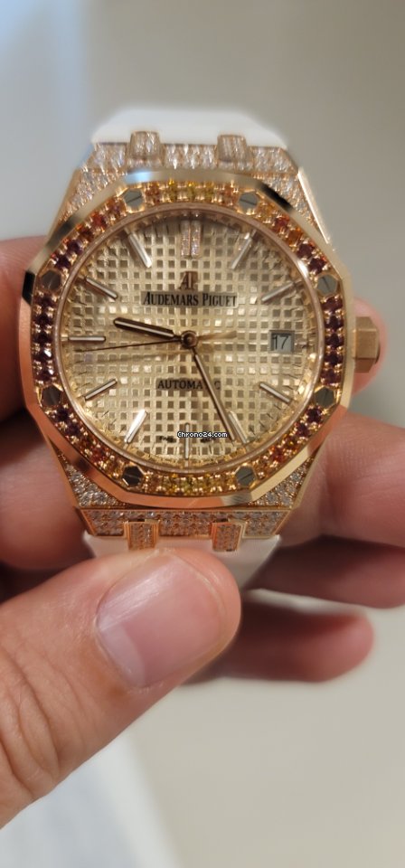 Audemars Piguet Royal Oak Lady Womens watch Automatic Rose gold 15452OR.ZY.D038VE.01 6