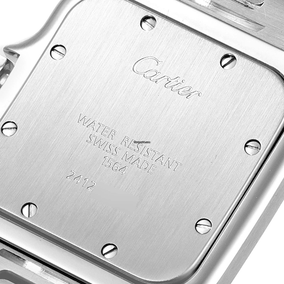 Cartier Santos Galbee Mens watch Unisex Quartz Steel W20060D6 6