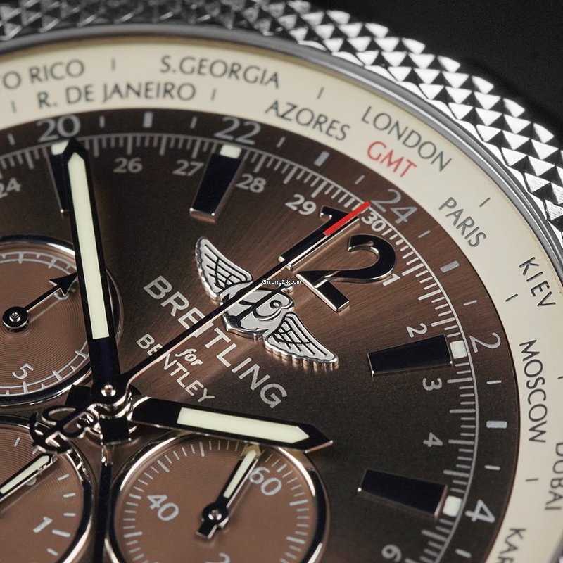 Breitling Bentley GMT Mens watch Unisex Steel A4736212 6
