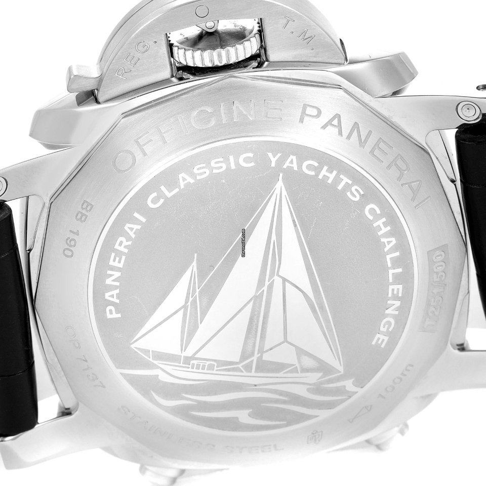 Panerai Luminor 1950 3 Days Chrono Flyback Mens watch Unisex Automatic Steel PAM00654 6