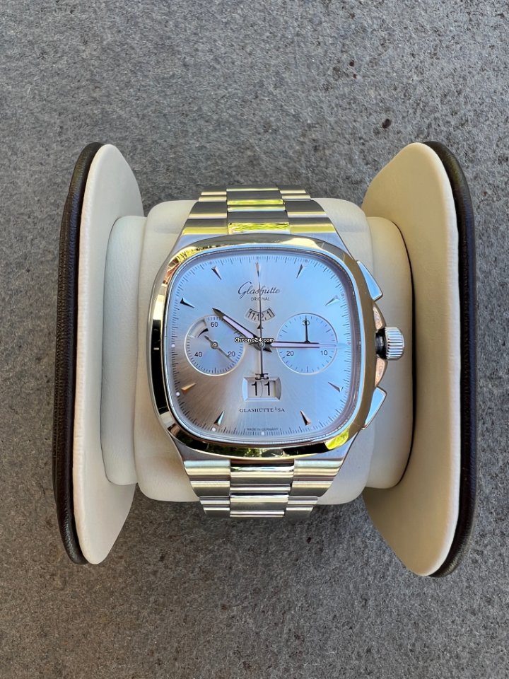 Glashtte Original Seventies Chronograph Panorama Date Mens watch Unisex Automatic Steel 1-37-02-02-02-33 6
