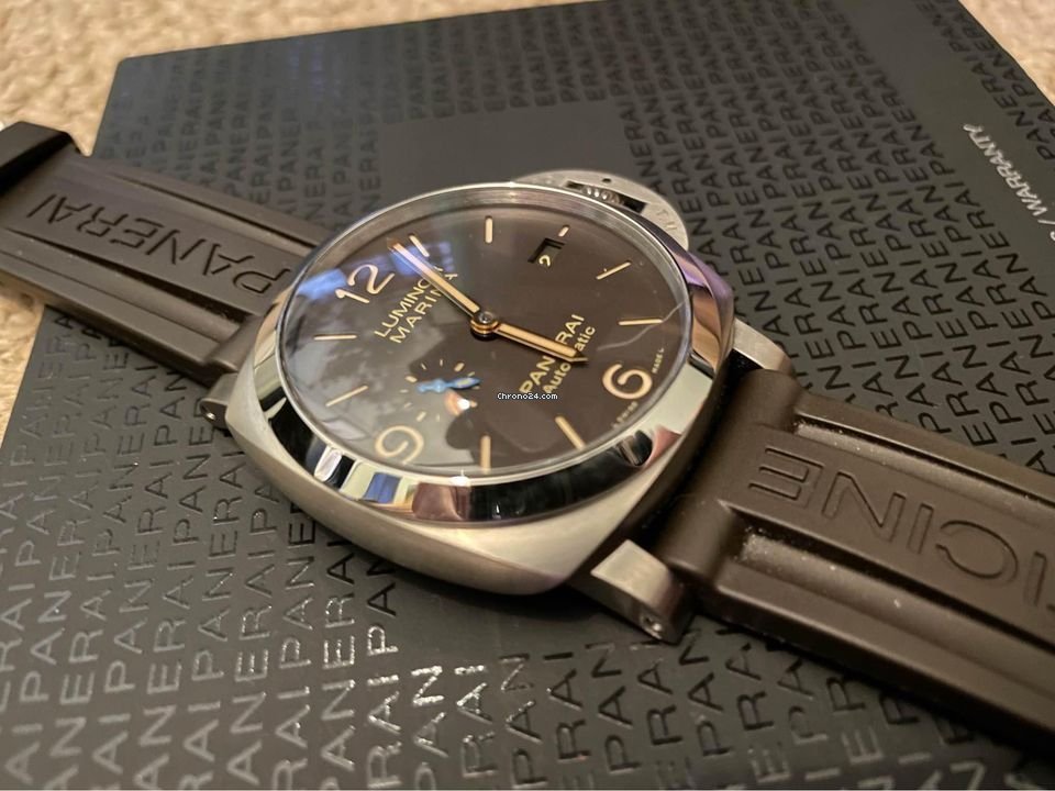 Panerai Luminor Marina 1950 3 Days Automatic Mens watch Unisex Automatic Titanium PAM 01351 6
