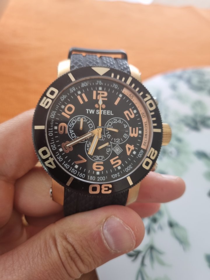 TW Steel Mens watch Unisex Quartz Rose gold TW92 6