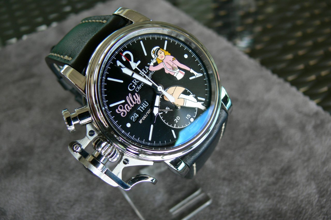 Graham Chronofighter Mens watch Unisex Automatic Steel 2CVAS.B21A.L127S 6