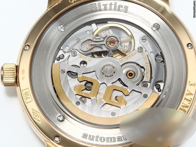 Glashtte Original Sixties Panorama Date Mens watch Unisex Automatic Rose gold 2-39-47-01-01-04 6