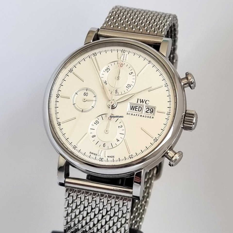IWC Portofino Chronograph Mens watch Unisex Automatic Steel IW391009 6