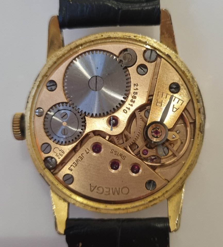 Omega Mens watch Unisex Manual winding Gold Steel 121.001-63 6