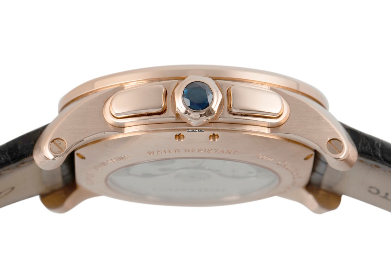 Cartier Calibre de Cartier Chronograph Mens watch Unisex Automatic Red gold W7100044 6