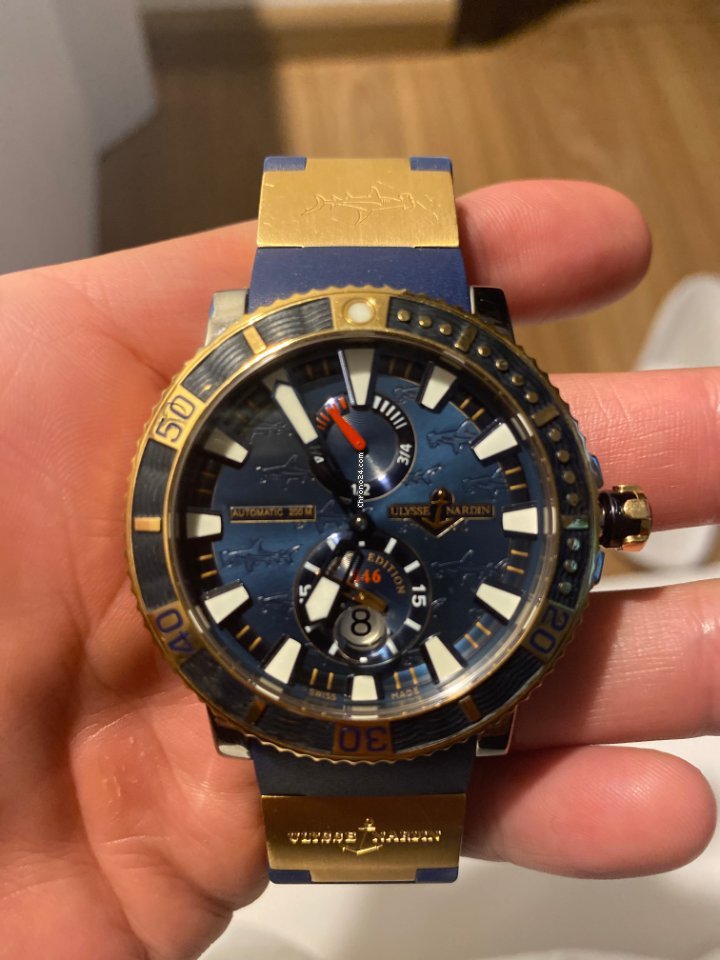 Ulysse Nardin Hammerhead Shark Mens watch Unisex Automatic Titanium 265-91 6