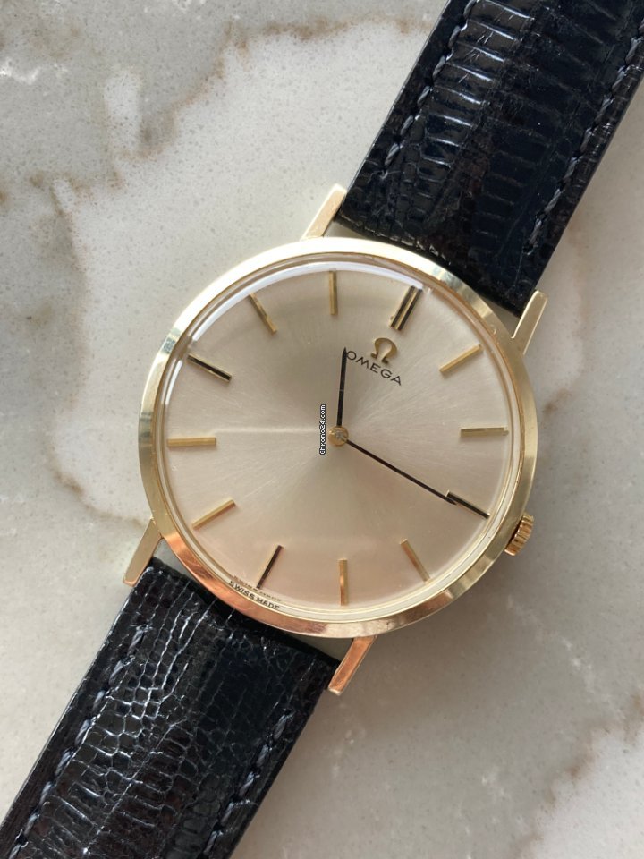 Omega Mens watch Unisex Manual winding Yellow gold 14 k gold 34mm dress watches 6