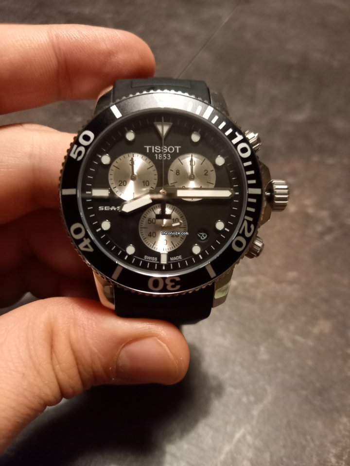 Tissot Seastar 1000 Mens watch Unisex Quartz Steel T120.417.17.051.00 6