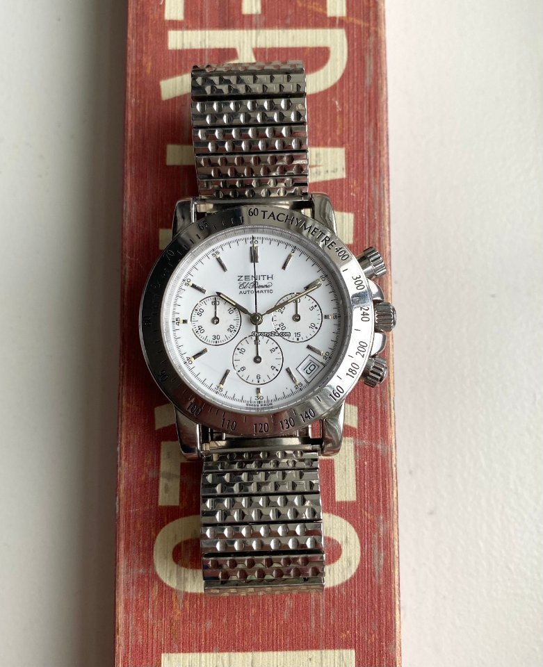 Zenith El Primero Chronograph Mens watch Unisex Automatic Steel 01-0360-400 6