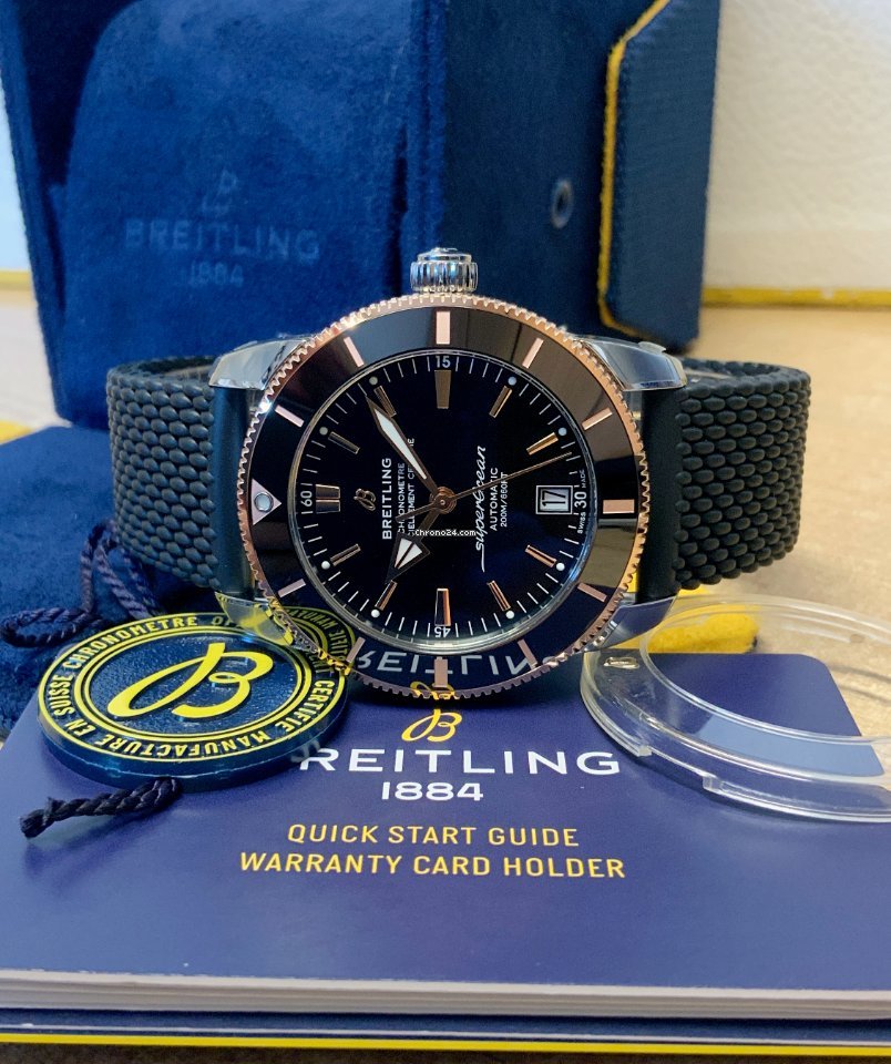 Breitling Superocean Heritage II 42 Mens watch Unisex Automatic Gold Steel UB2010121B1S1 6