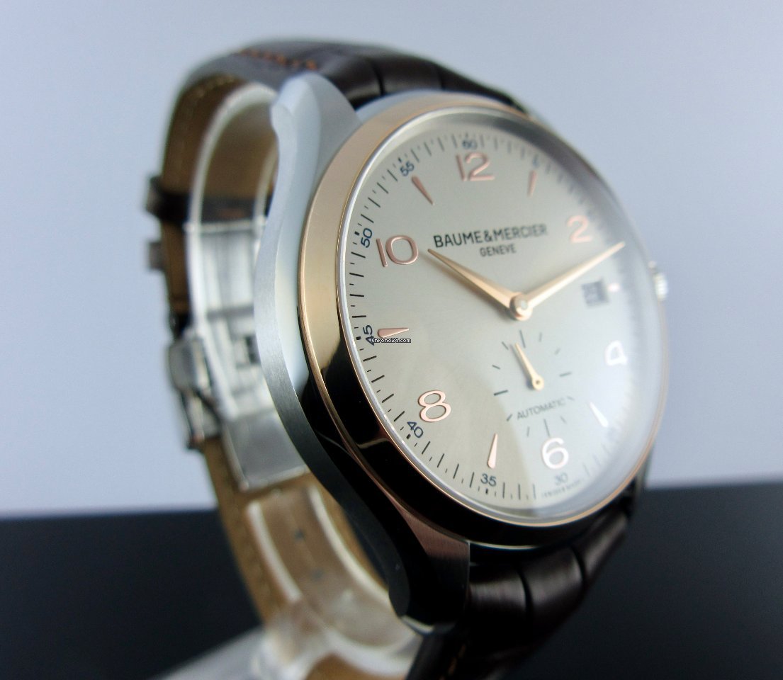 Baume & Mercier Clifton Mens watch Unisex Automatic Gold Steel MOA10139 6