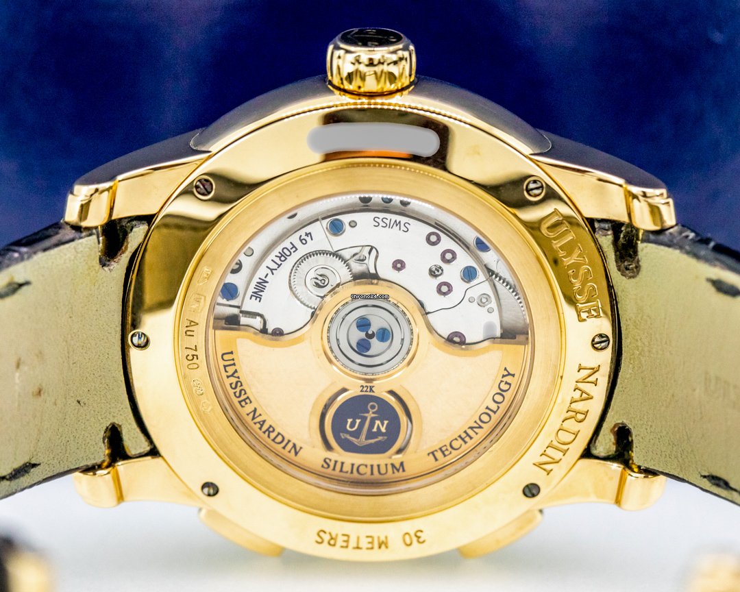 Ulysse Nardin Dual Time Mens watch Unisex Automatic Rose gold 3346-126 92 6