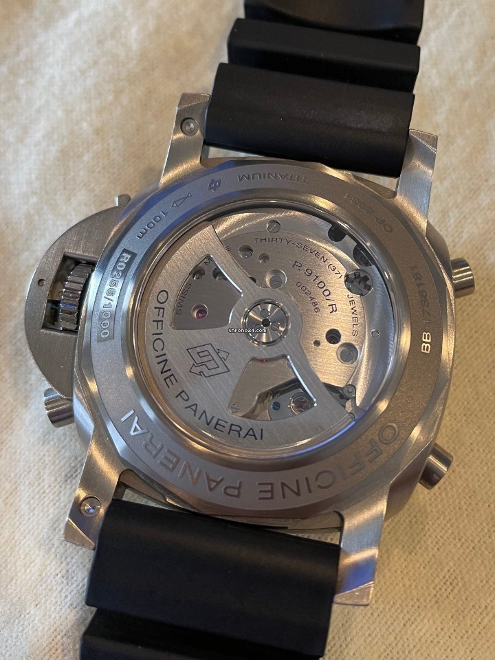 Panerai Luminor 1950 Regatta 3 Days Chrono Flyback Mens watch Unisex Automatic Titanium PAM 00526 6