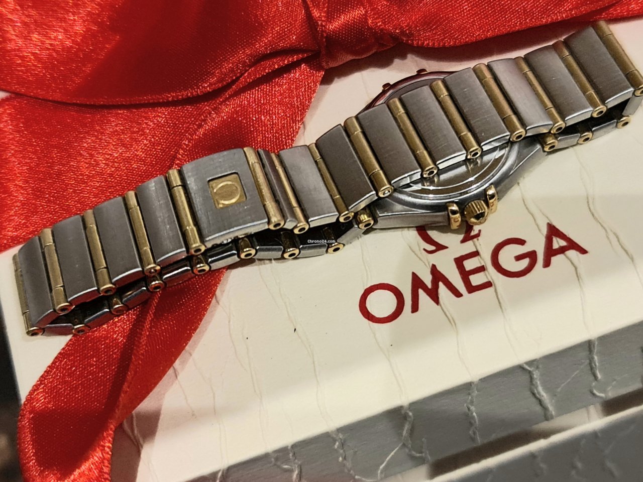 Omega Constellation Ladies Womens watch Quartz Gold Steel 1202.30.00 6