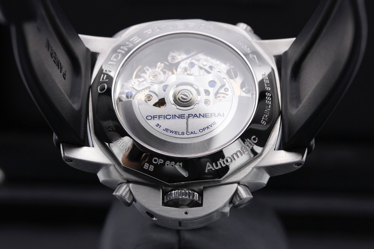 Panerai Luminor 1950 3 Days Chrono Flyback Steel PAM 213 6