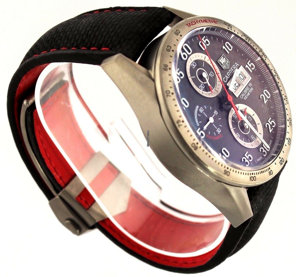 TAG Heuer Carrera Calibre 16 Automatic Titanium CV2A80.FC6256 6