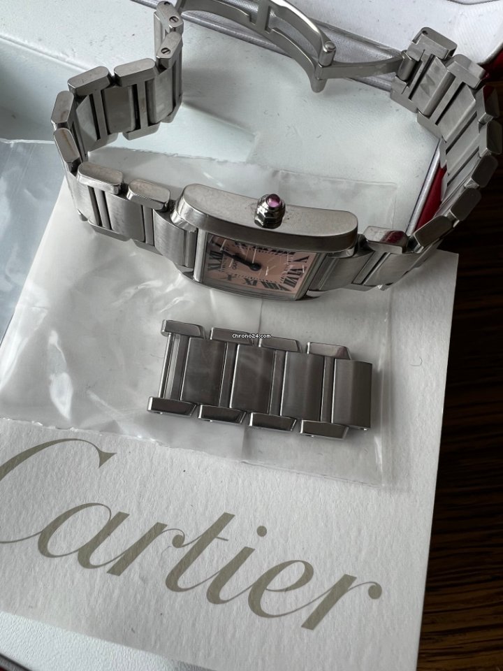 Cartier Tank Francaise Womens watch Quartz Steel 2384 6