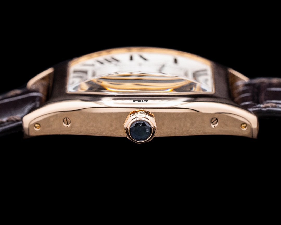 Cartier Tortue Mens watch Unisex Manual winding Yellow gold 2496C 6