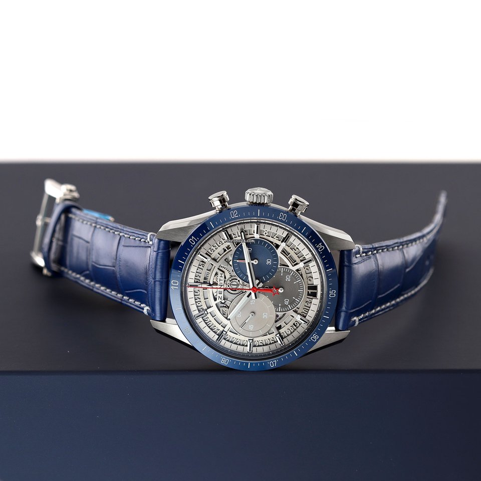 Zenith El Primero Chronomaster Mens watch Unisex Automatic Titanium 95.3002.3600 69.c818 6