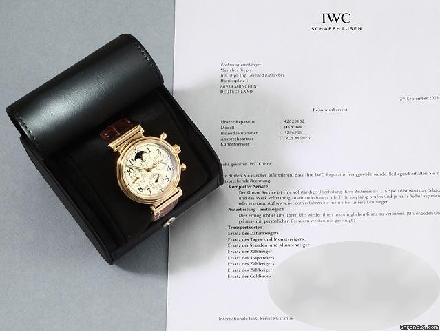 IWC Da Vinci Perpetual Calendar Mens watch Unisex Automatic Rose gold IW3758 6