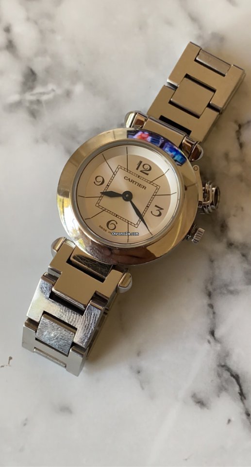 Cartier Pasha Womens watch Quartz Steel W3140007 6