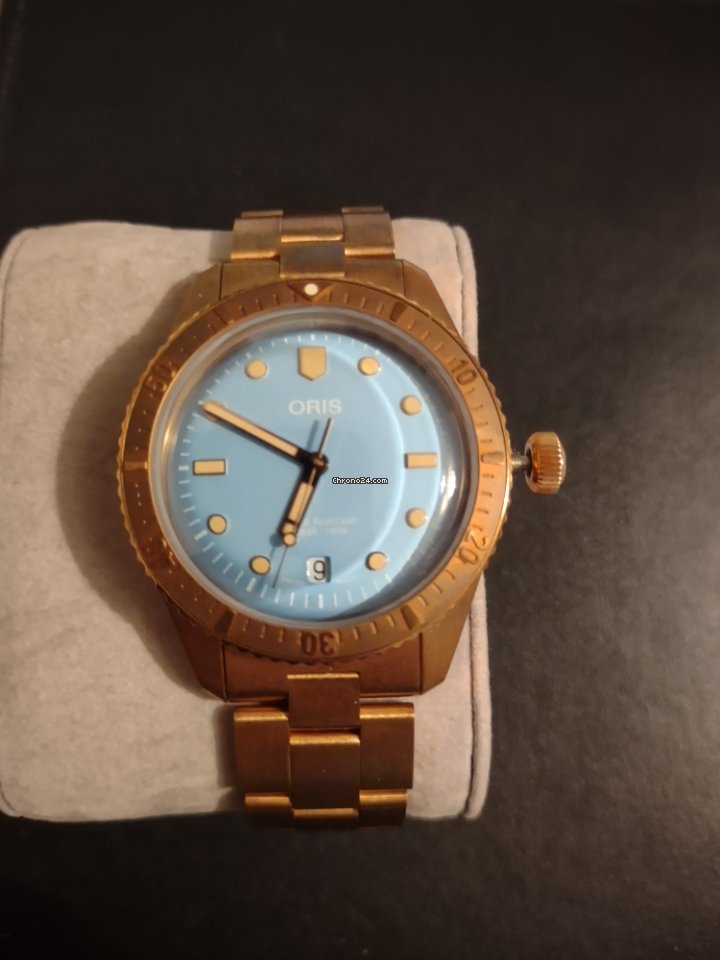 Oris Divers Sixty Five Mens watch Unisex Automatic Bronze 01 733 7771 3155-07 8 19 15 6