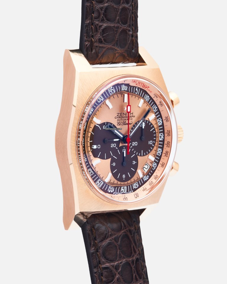 Zenith El Primero New Vintage 1969 Mens watch Unisex Automatic Rose gold 18.1969.469 6