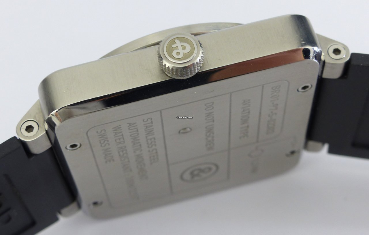 Bell & Ross BR 01-97 Reserve de Marche Mens watch Unisex Automatic Steel BR01-97-S 6