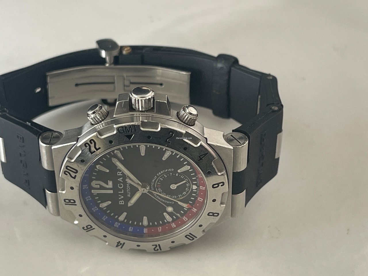 Bulgari Diagono Mens watch Unisex Automatic Steel GMT40S 6