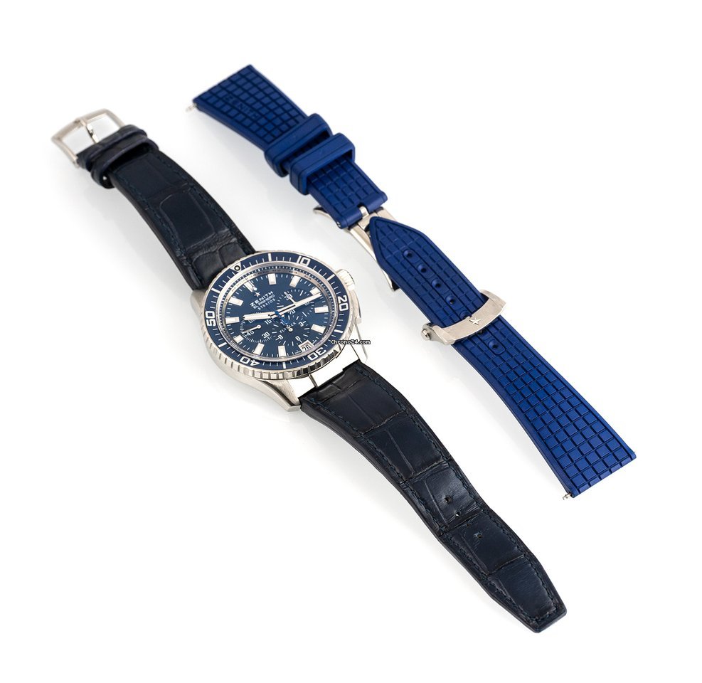 Zenith El Primero Stratos Flyback Mens watch Unisex Automatic Steel 03.2067.405 6