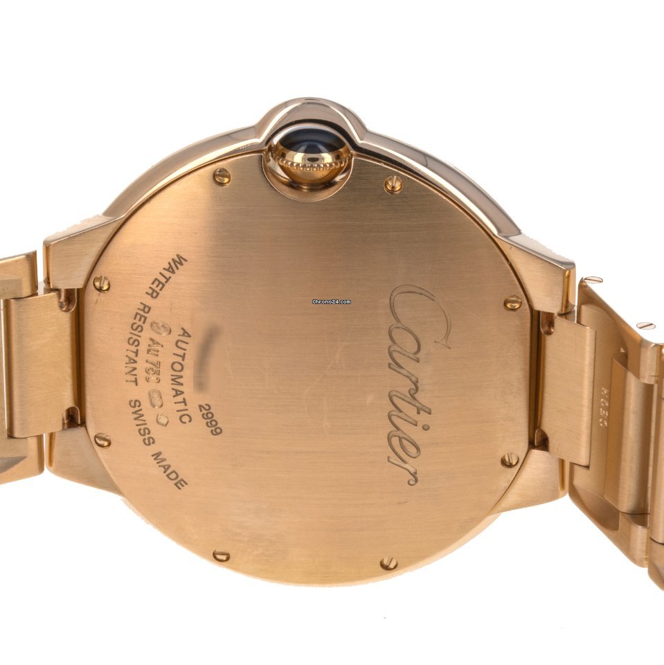 Cartier Ballon Bleu 42mm Mens watch Unisex Automatic Rose gold W6920036  2999 6