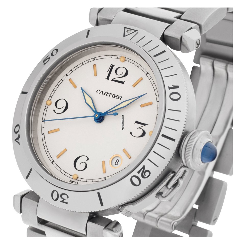 Cartier Pasha Mens watch Unisex Automatic Steel W3104H3 6