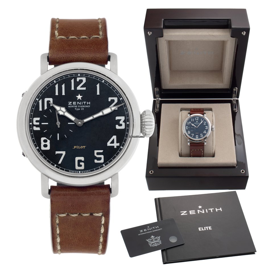 Zenith Pilot Mens watch Unisex Automatic Steel 03.1930.681 21.C723 6