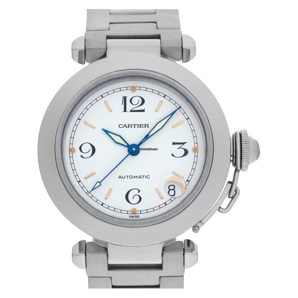 Cartier Pasha C Mens watch Unisex Automatic Steel W31015M7 6