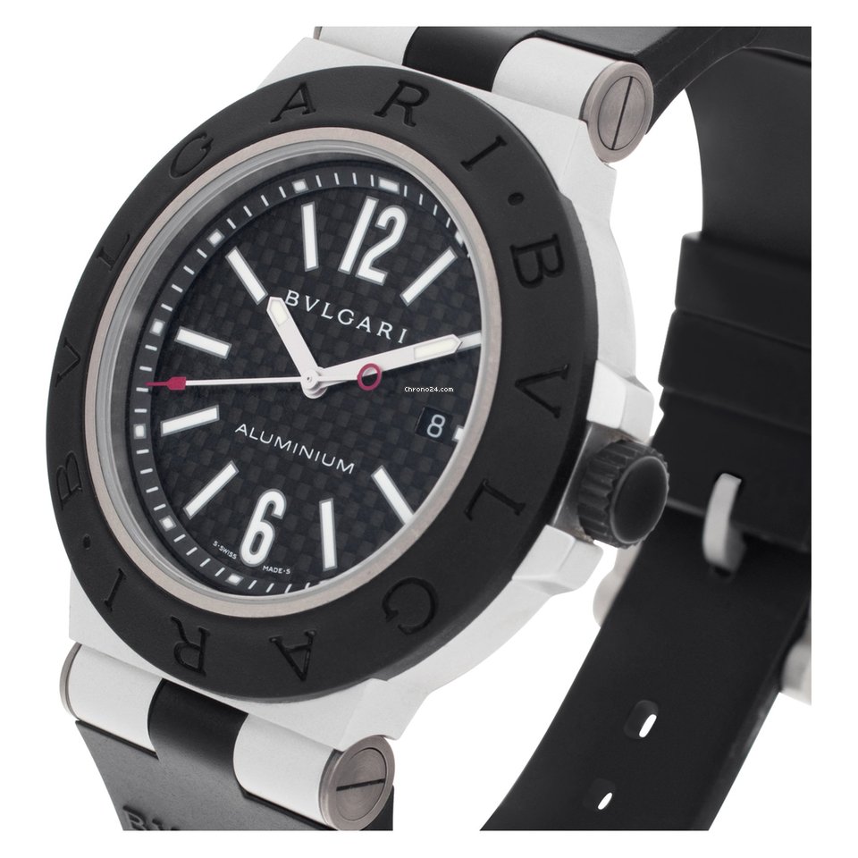 Bulgari Mens watch Unisex Automatic Titanium AL 44 TA 6